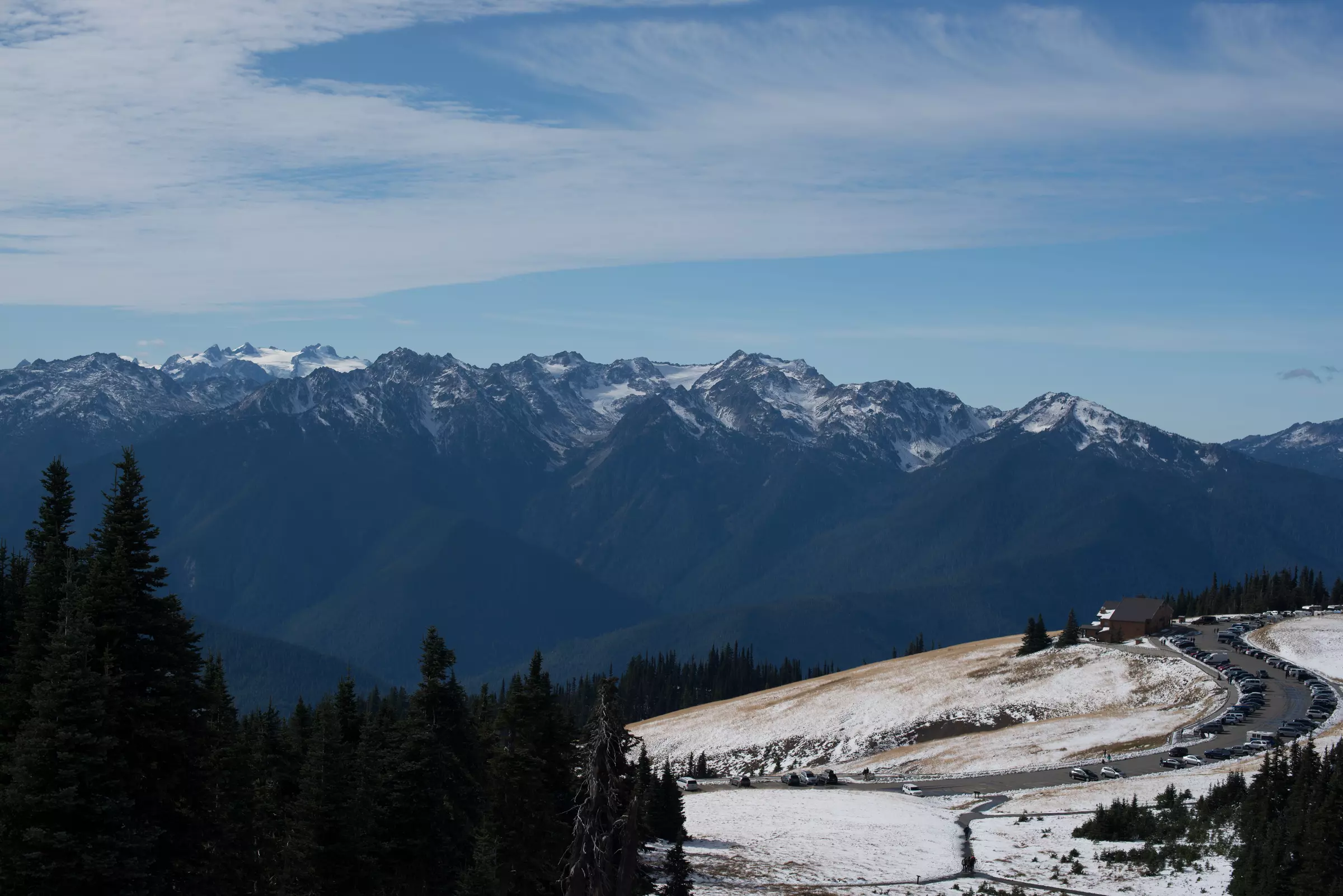Hurricane Riggs - Olympic National Park - Góra w otoczeniu gór :)