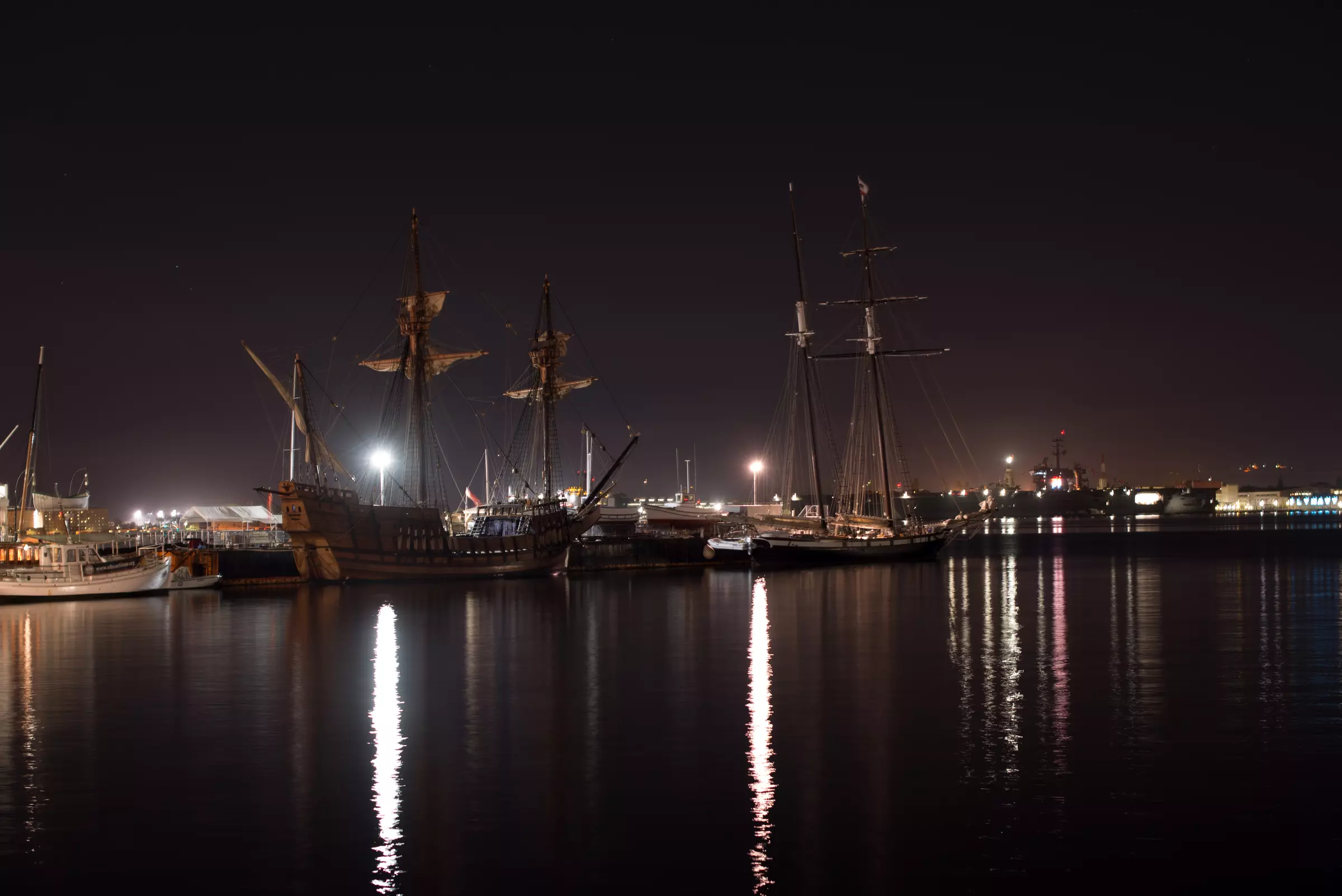 San Diego - statki w zatoce