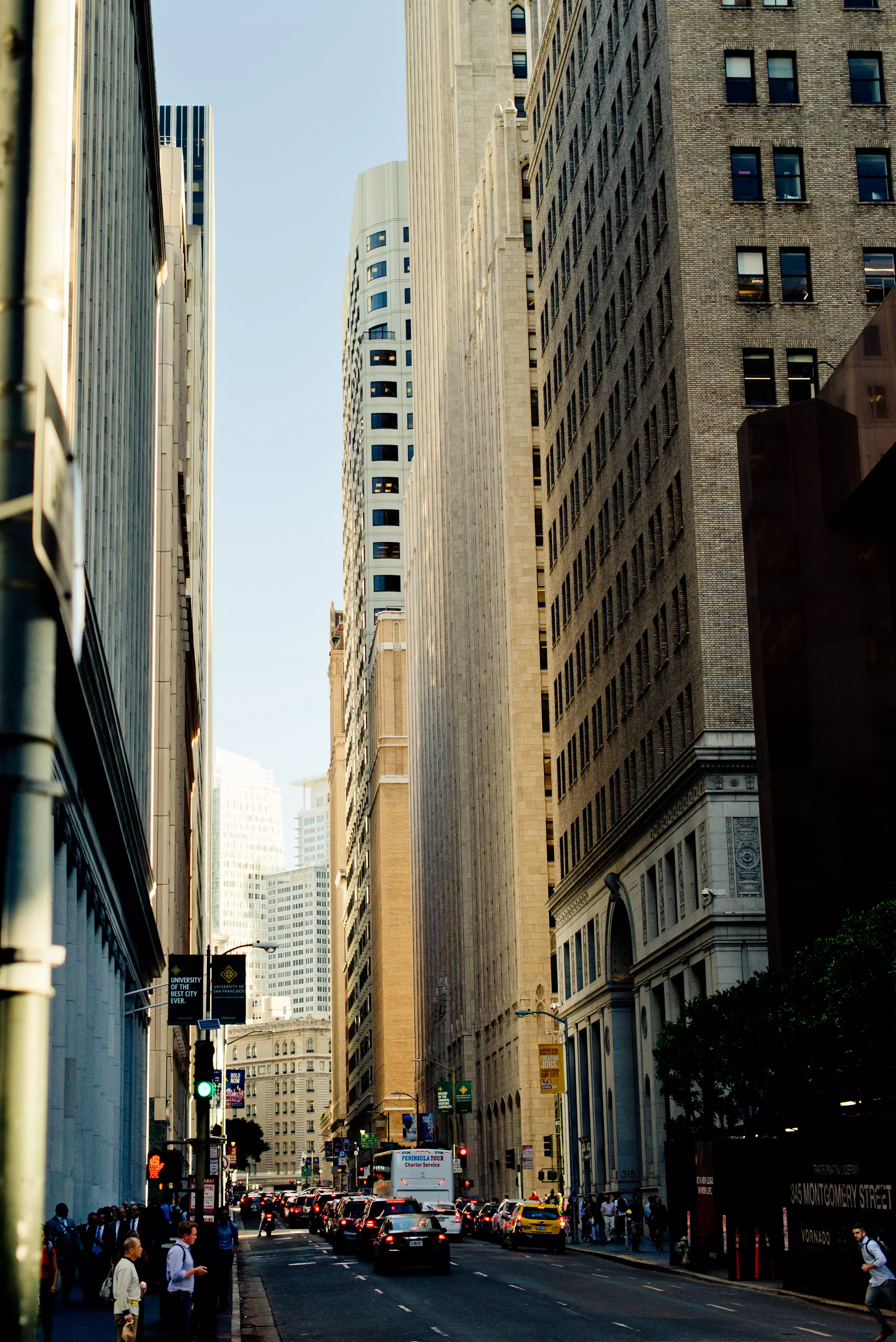 Pierwszy spacer wśród wieżowców zrobił na mnie duże wrażenie.