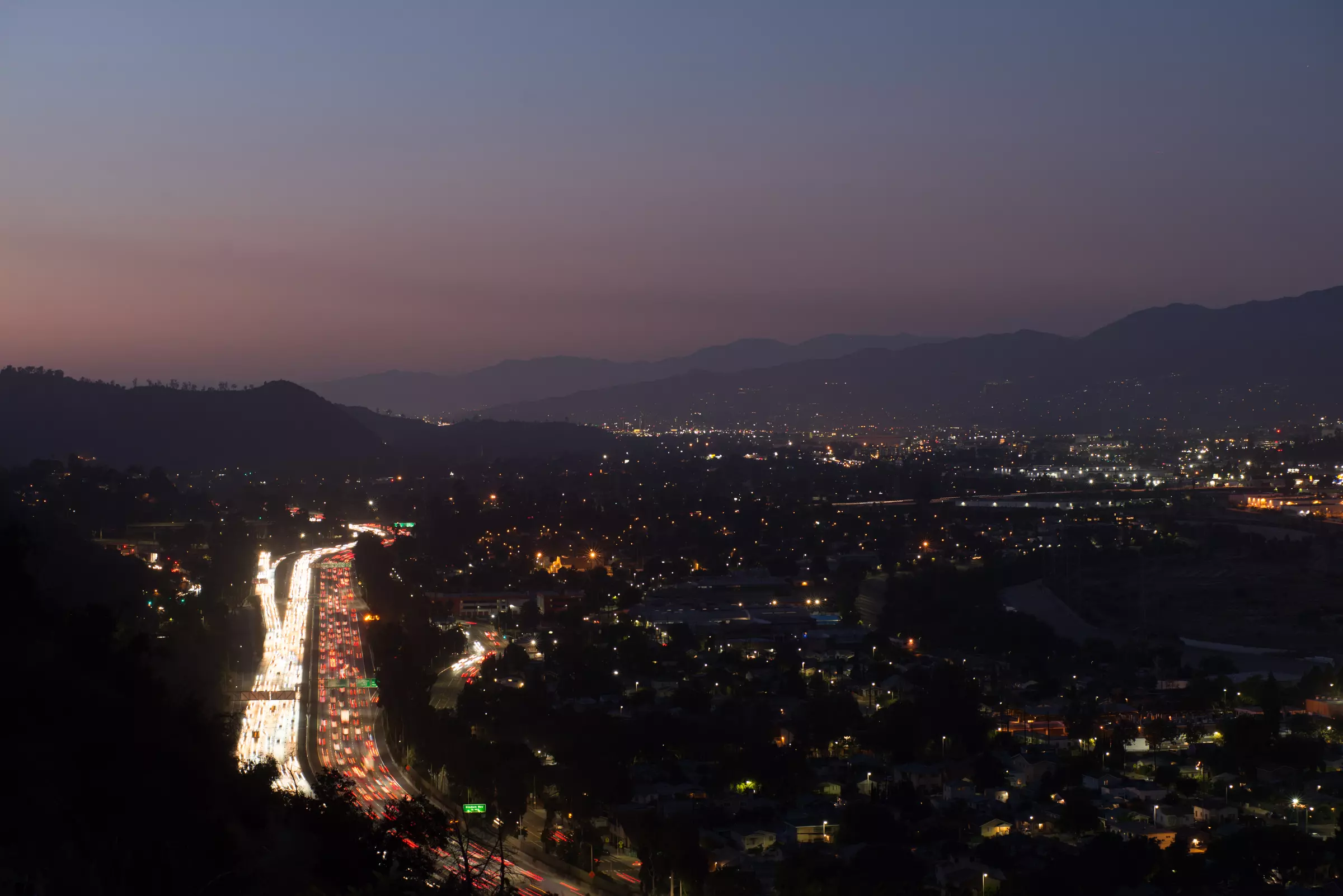 Los Angeles - widok z Elysian Park