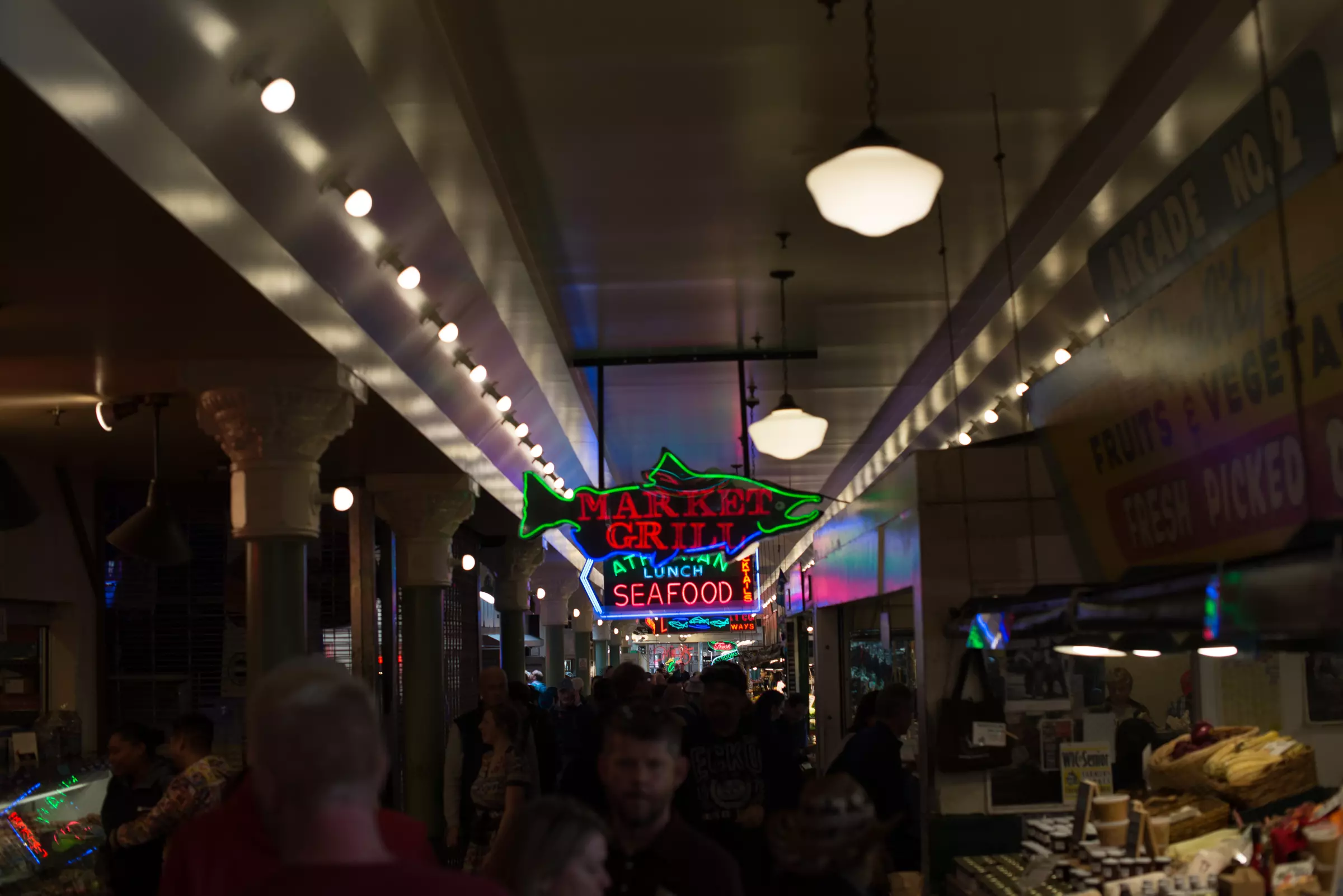 Seattle Public Market - wnętrzne