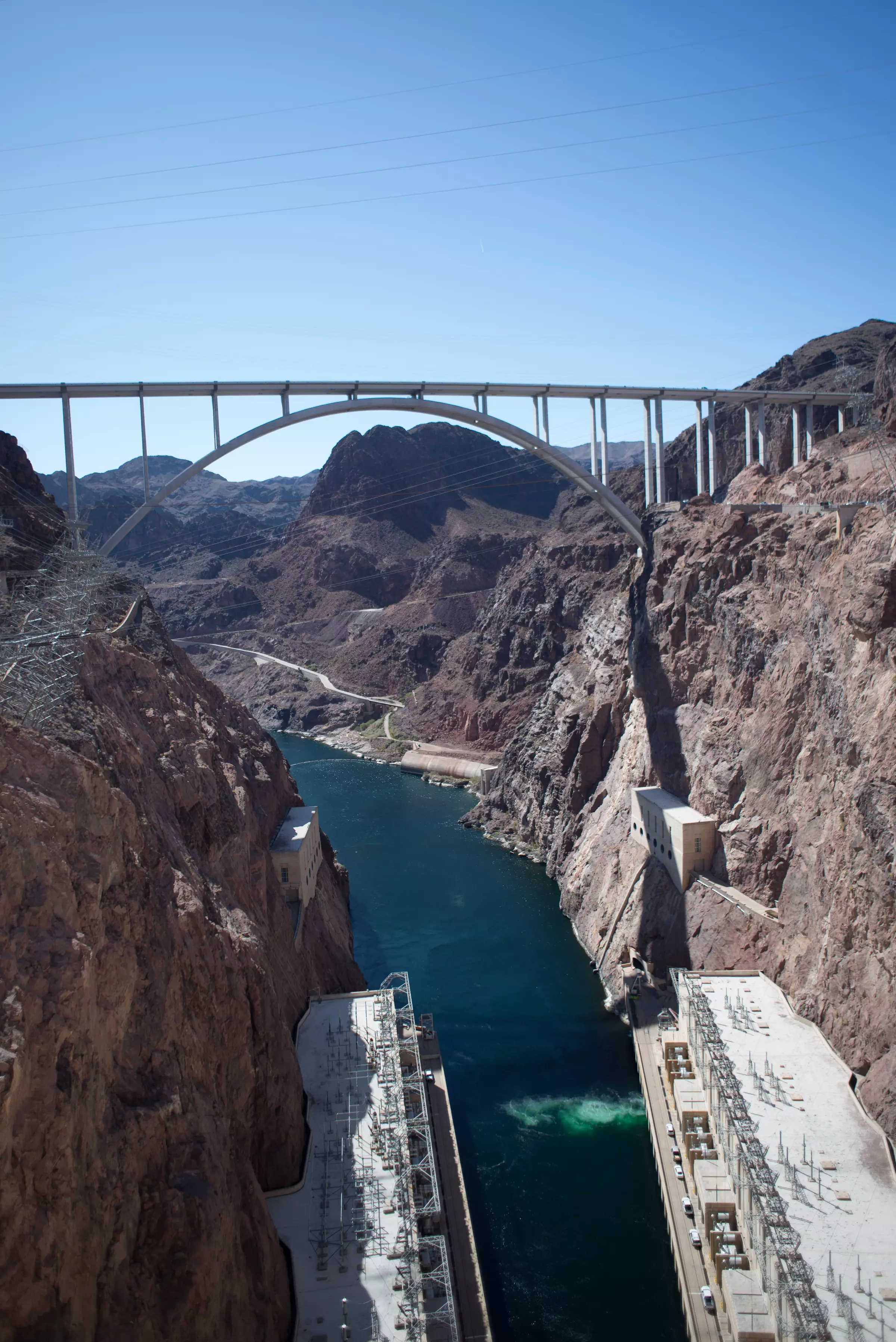 Wdok z Zapory Hoovera